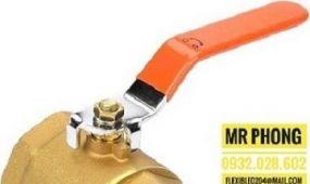 Van bi đồng tay gạt nối ren