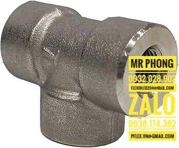 Tê ren áp lực #3000 thép A105