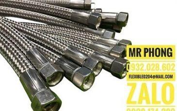 Ống tuy ô thủy lực đan lưới inox bấm đầu ren inox